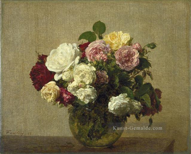 Roses 1885 Henri Fantin Latour Ölgemälde